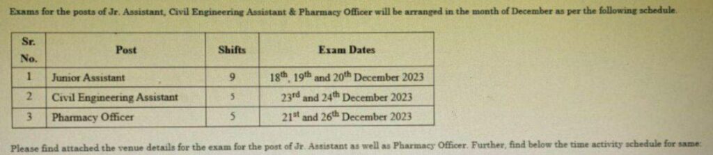 ZP Bharti New Exam Dates 2023