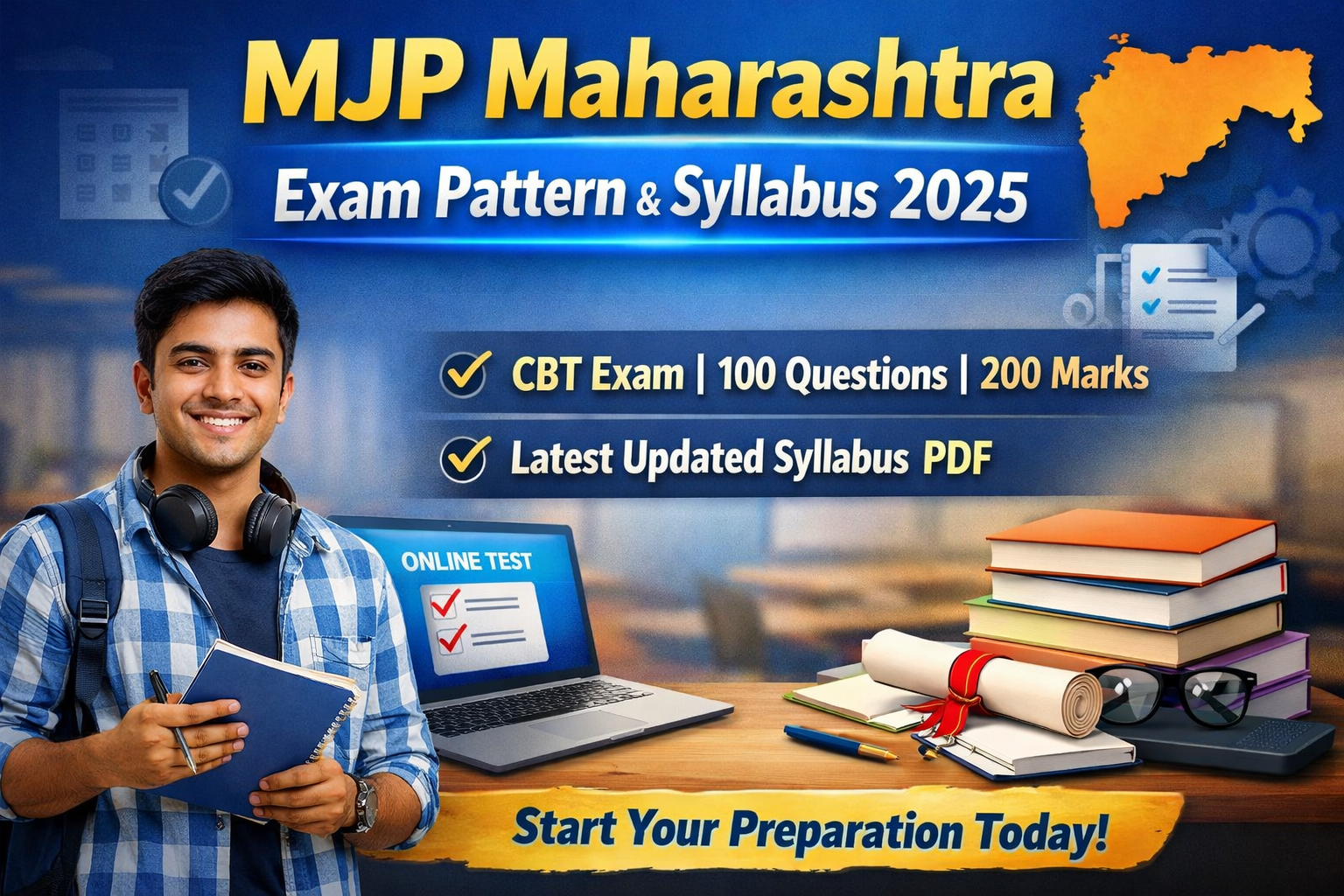 MJP Maharashtra Syllabus and Exam Pattern