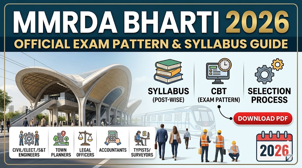 MMRDA Bharti 2026 Exam Pattern And Syllabus