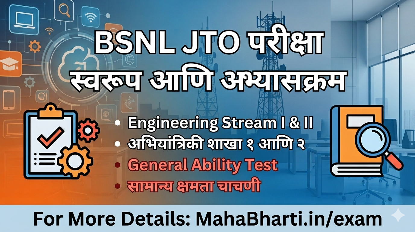 BSNL JTO Syllabus PDF 2026