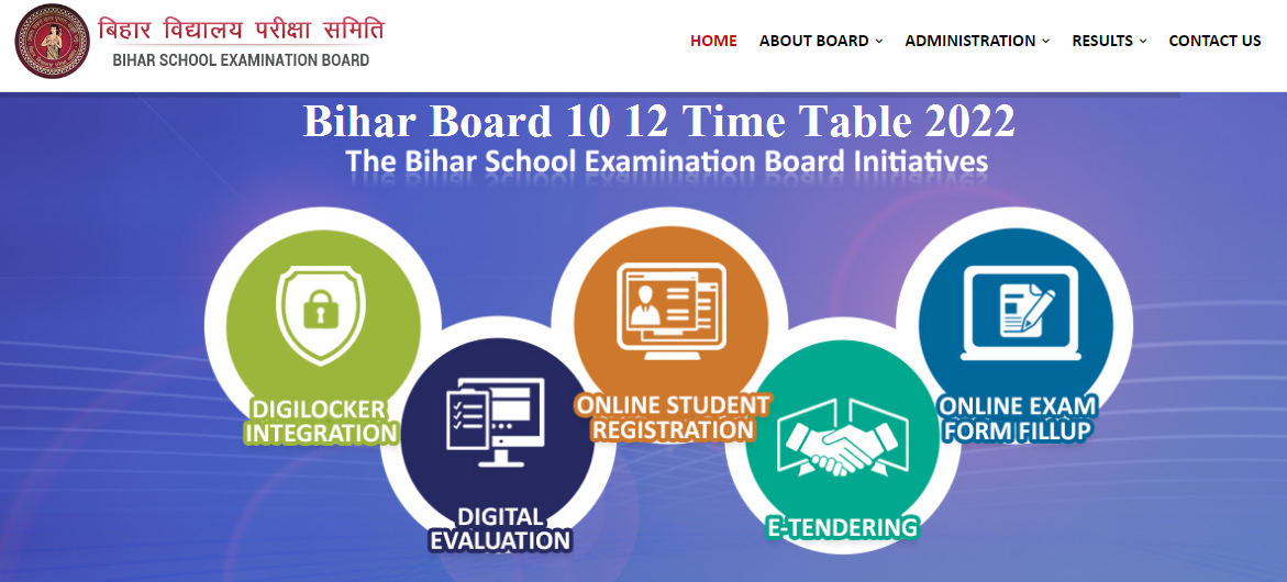 Bihar Board 10 12 Time Table 2022