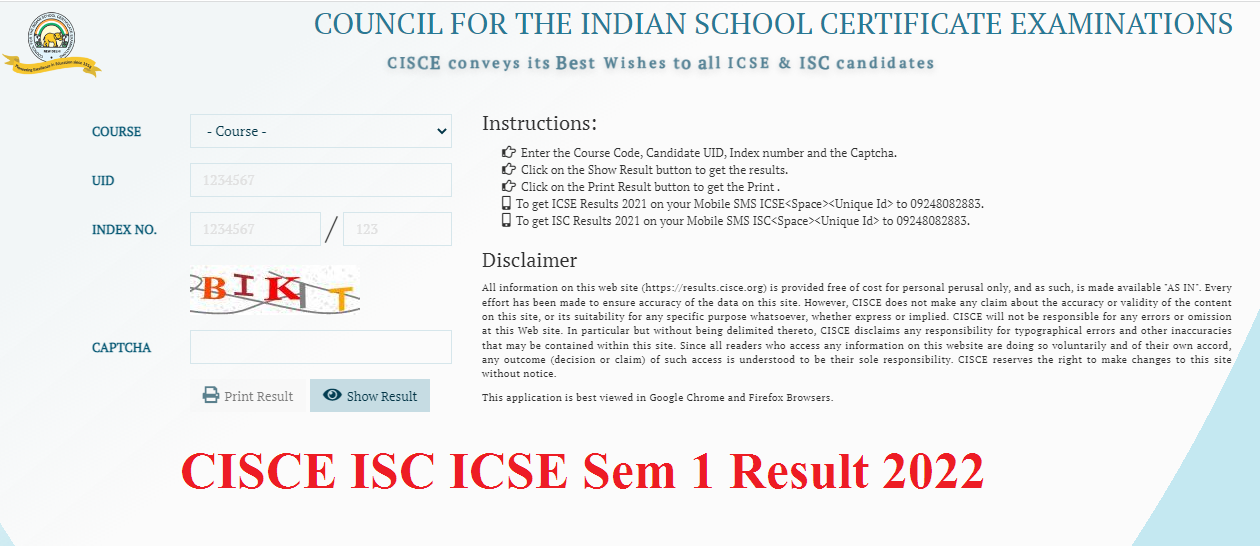 CISCE ISC ICSE Result 2022