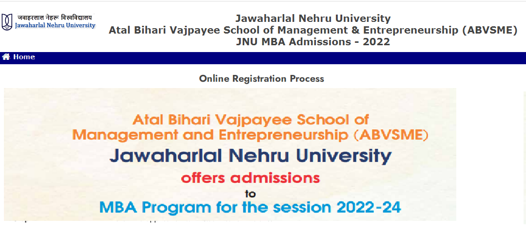JNU MBA Admission 2022