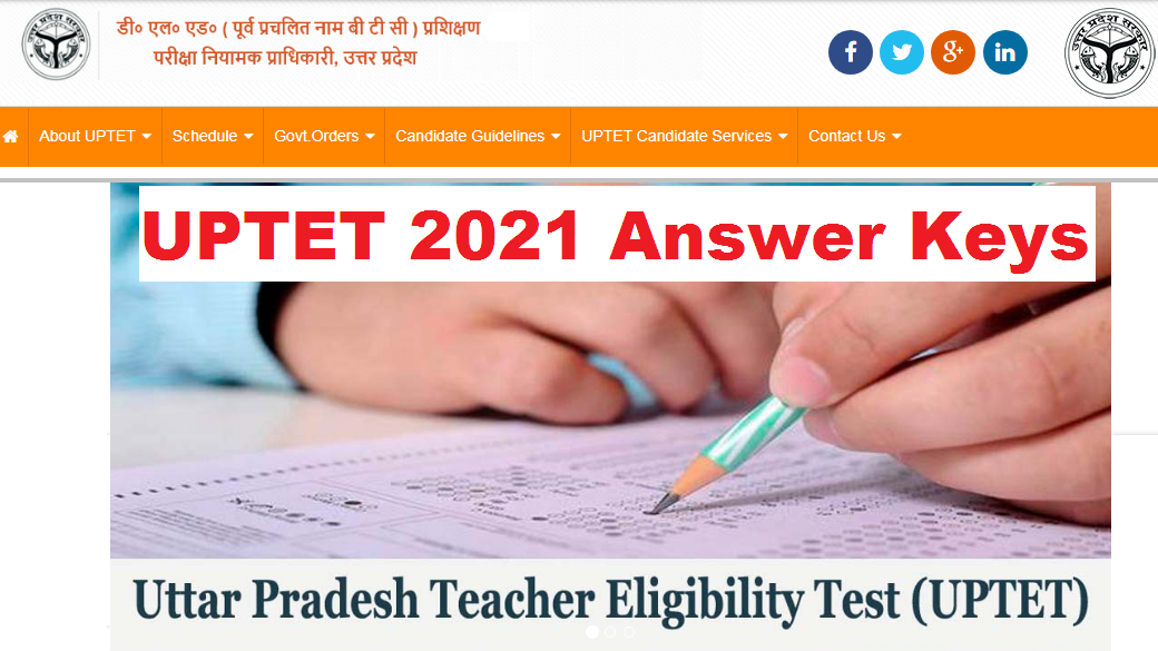 Uttar Pradesh TET 2021 Answer Key