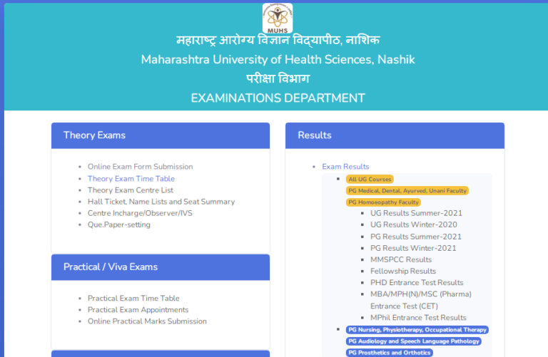 muhs phd result 2022