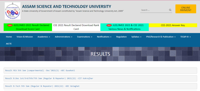 MahaBharti.in/University - Maharashtra University Results