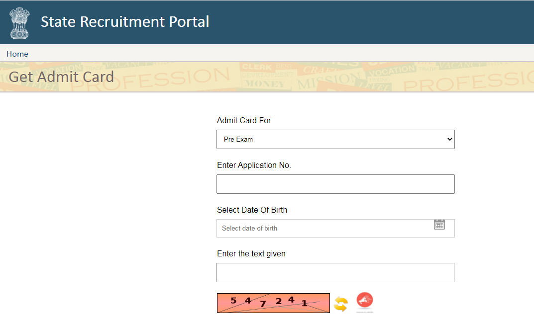 Rajasthan State and Subordinate Services Main Exam Admit Card 2021