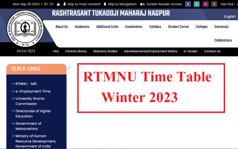 RTMNU Syllabus Archives - MahaBharti.in/University