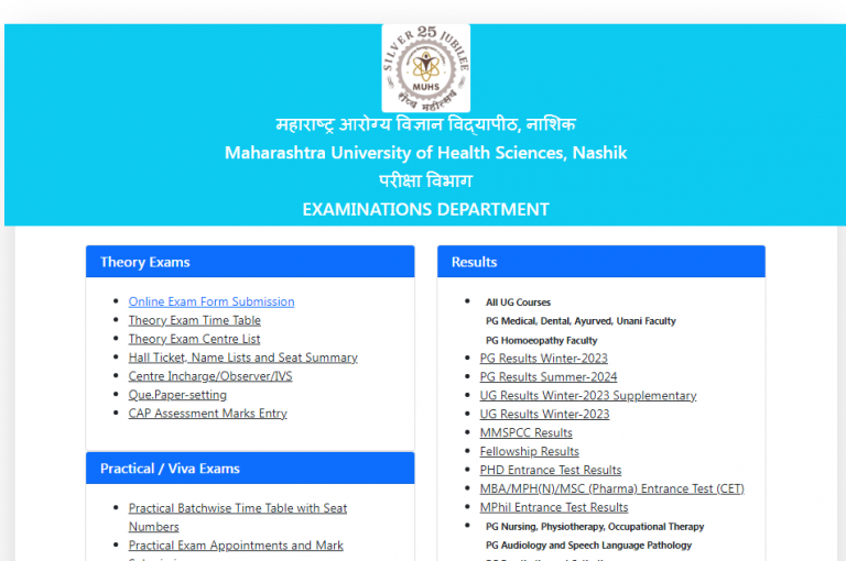 MUHS Result Summer 2024 Released Check Here