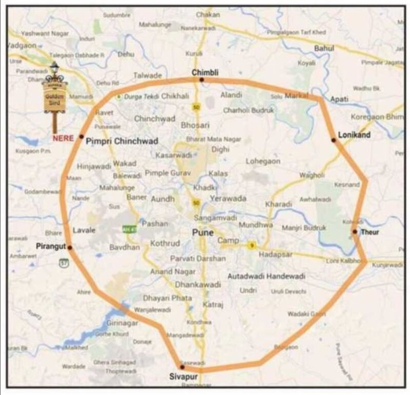 Pune Ring Road map 2023