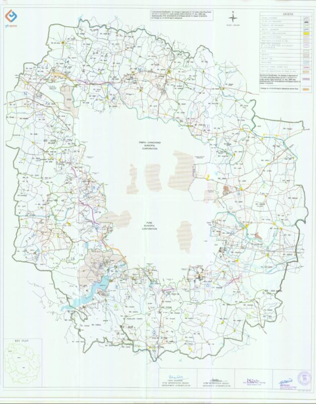 Pune Ring Road map 2023 Official