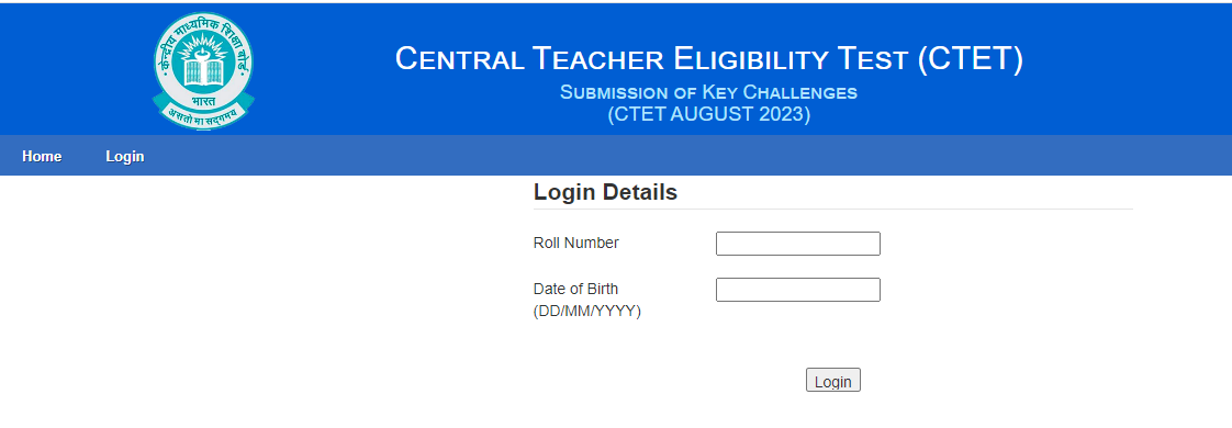 CTET Exam Answer Key Download 2023