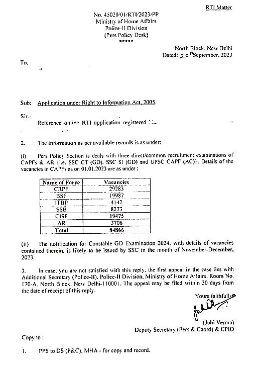 SSC GD Expected Notification (2)