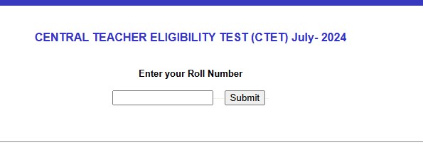 CTET July Result 2024