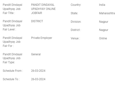 Nagpur Offline Job Fair 2024
