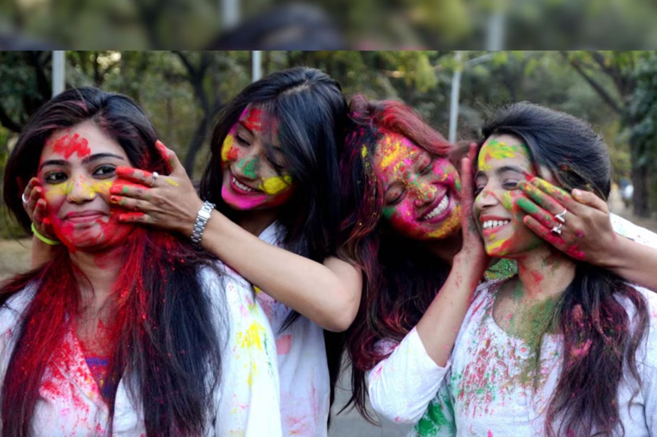 Remove Holi colours from Face, skin and hair