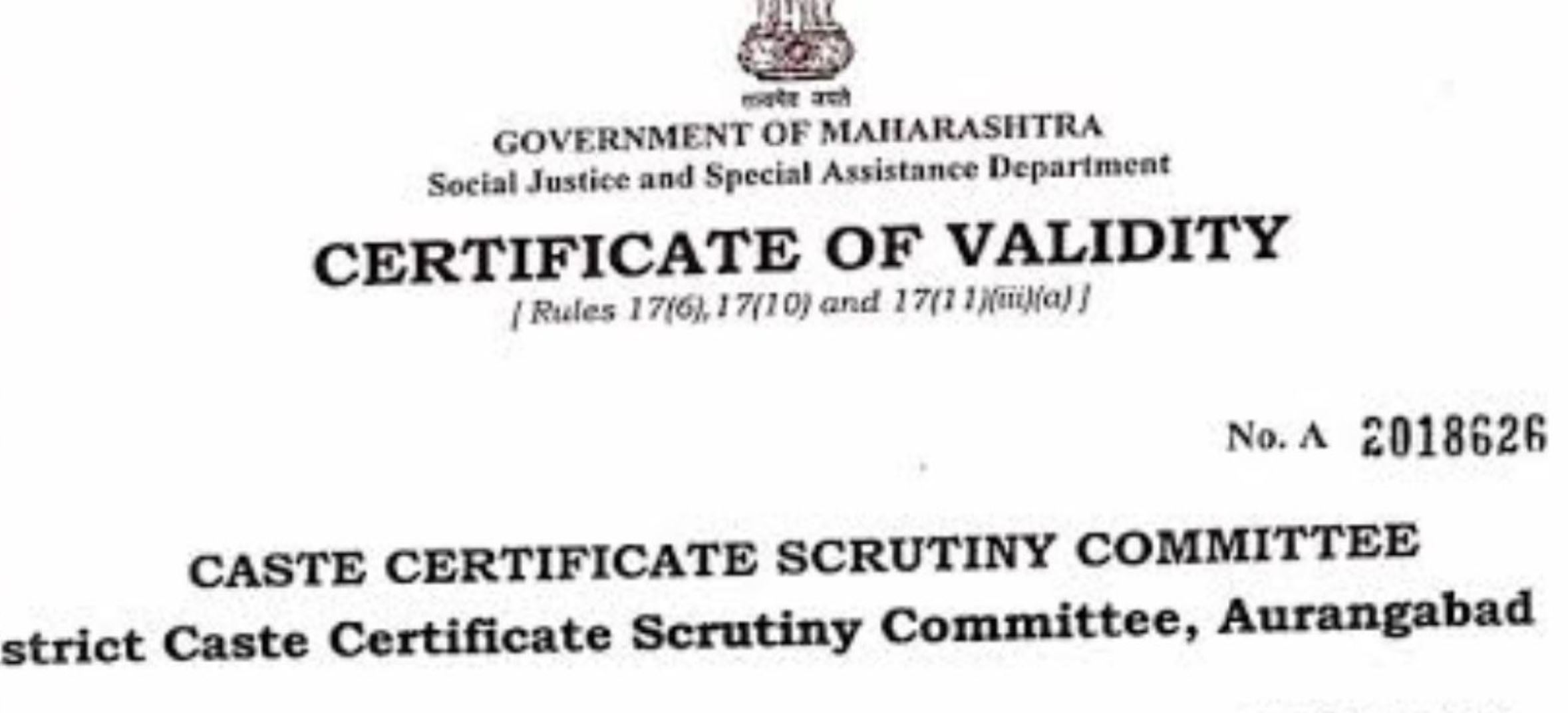 Caste Validity