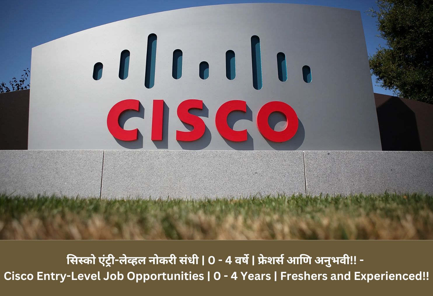 Cisco Entry-Level Job Opportunities | 0 - 4 Years | Freshers and Experienced!!