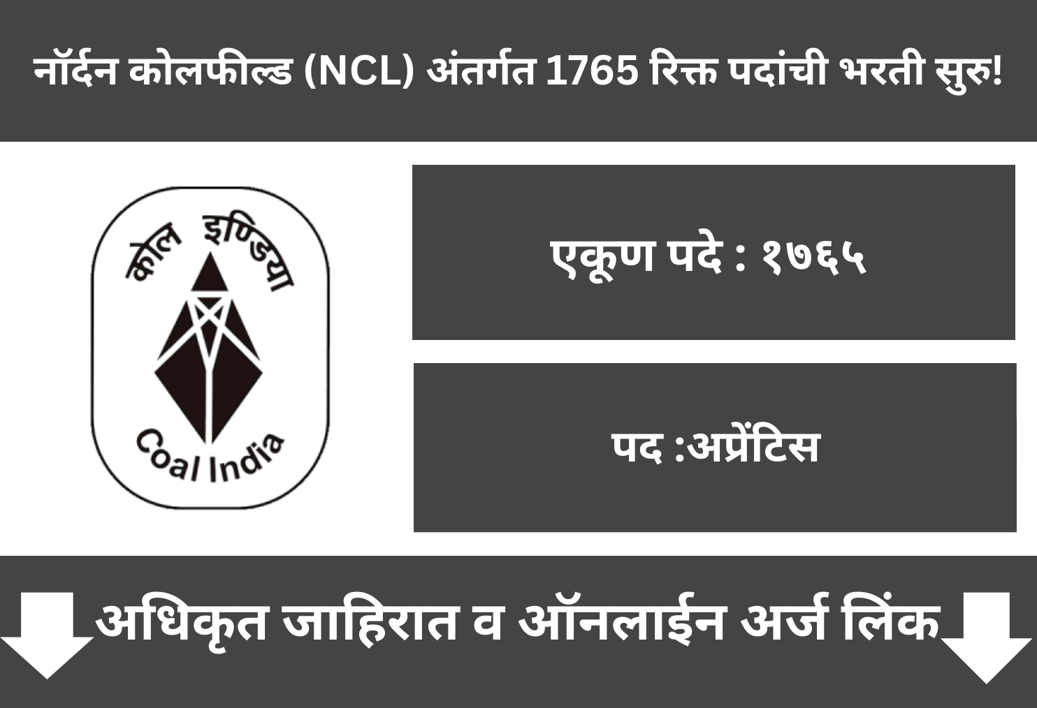 Northern Coalfields Limited Bharti 2025