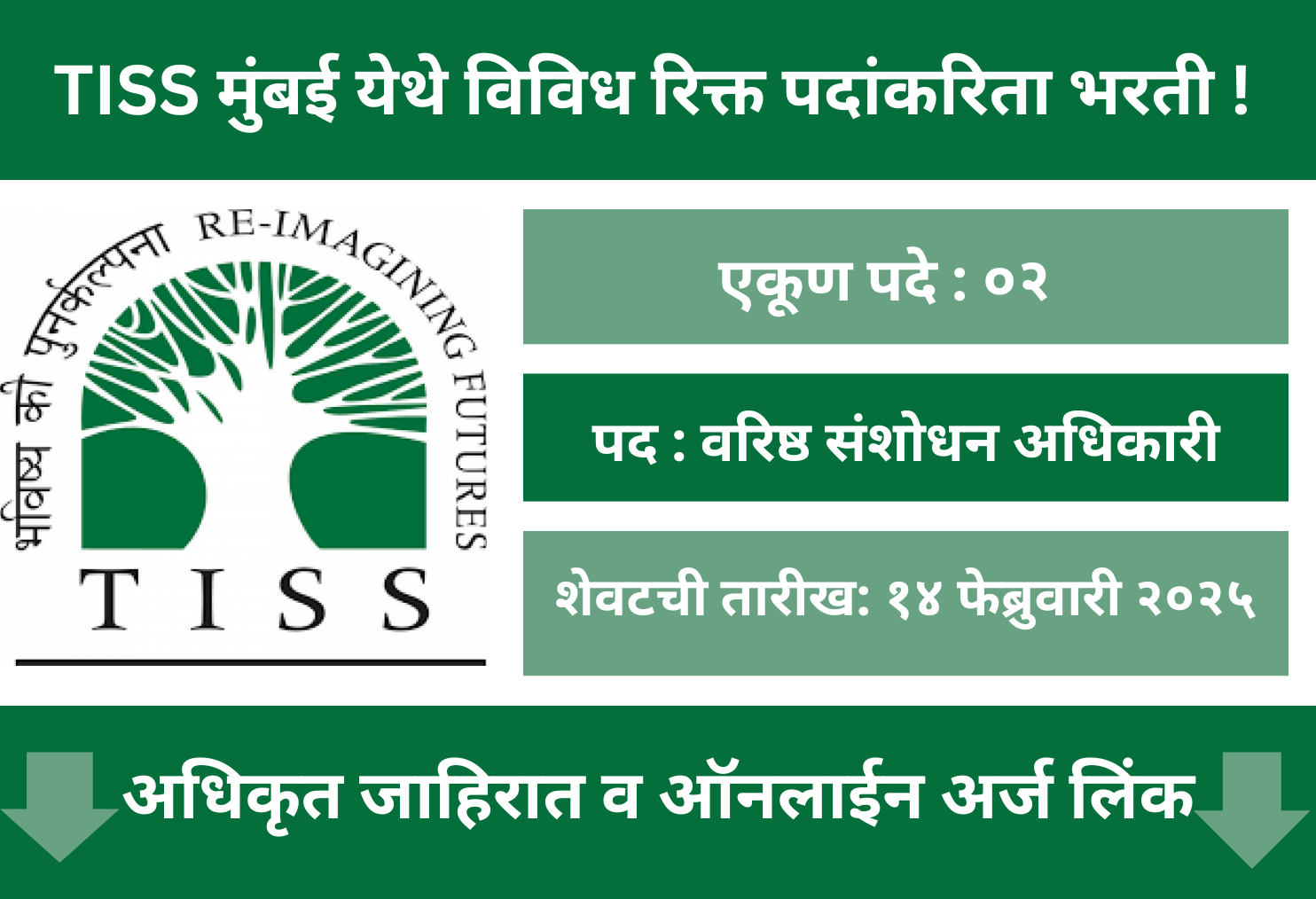 TISS Mumbai Online Applications 2025