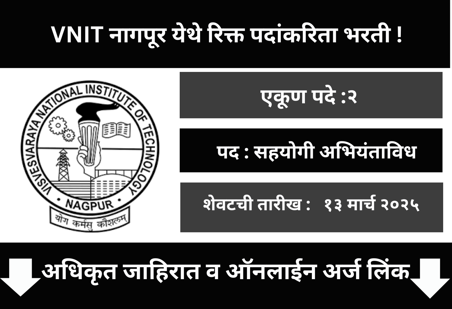 VNIT Nagpur Online Application 2025