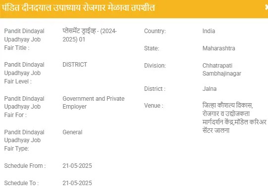 Jalna Job Fair 2025