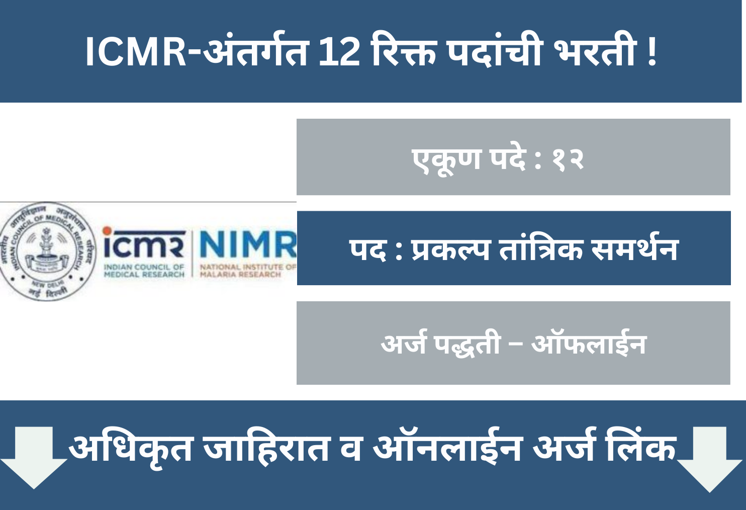 NIMR Bharti 2025