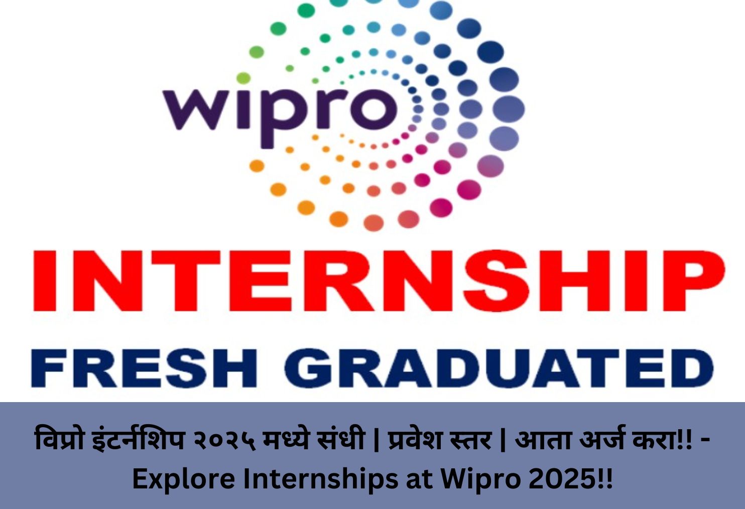  Explore Internships at Wipro 2025!!