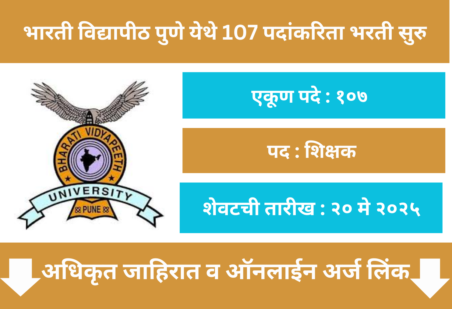 Bharati Vidyapeeth Pune Recruitment 2025