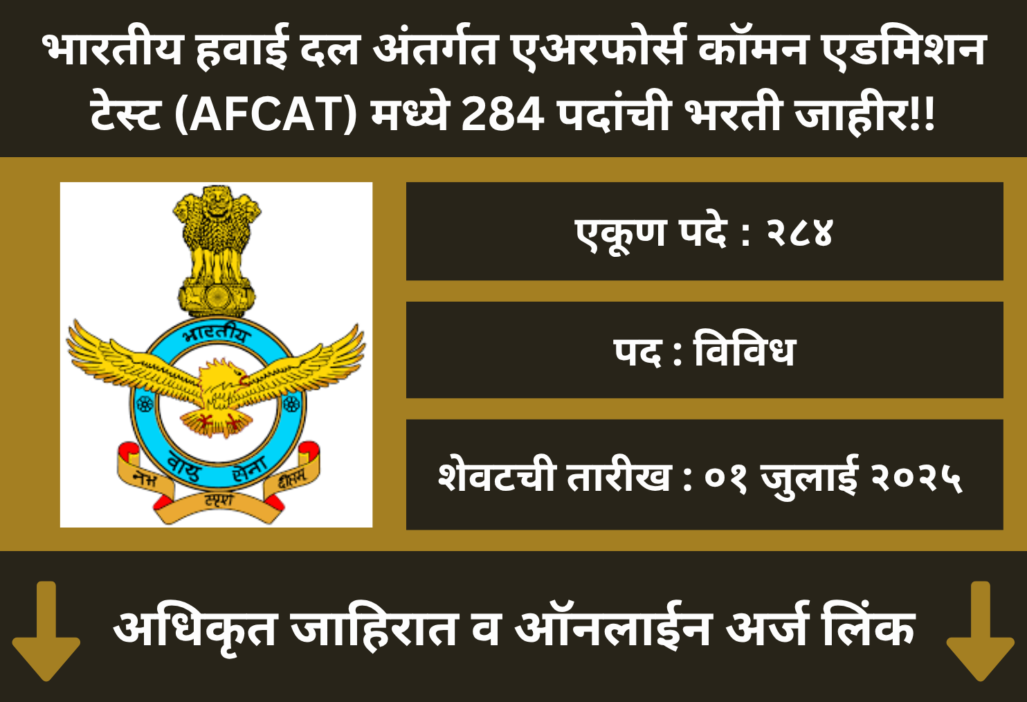 Air Force AFCAT Online Application 2025