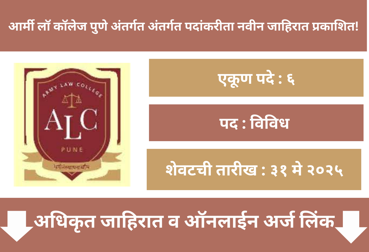 ALC Pune Recruitment 2025