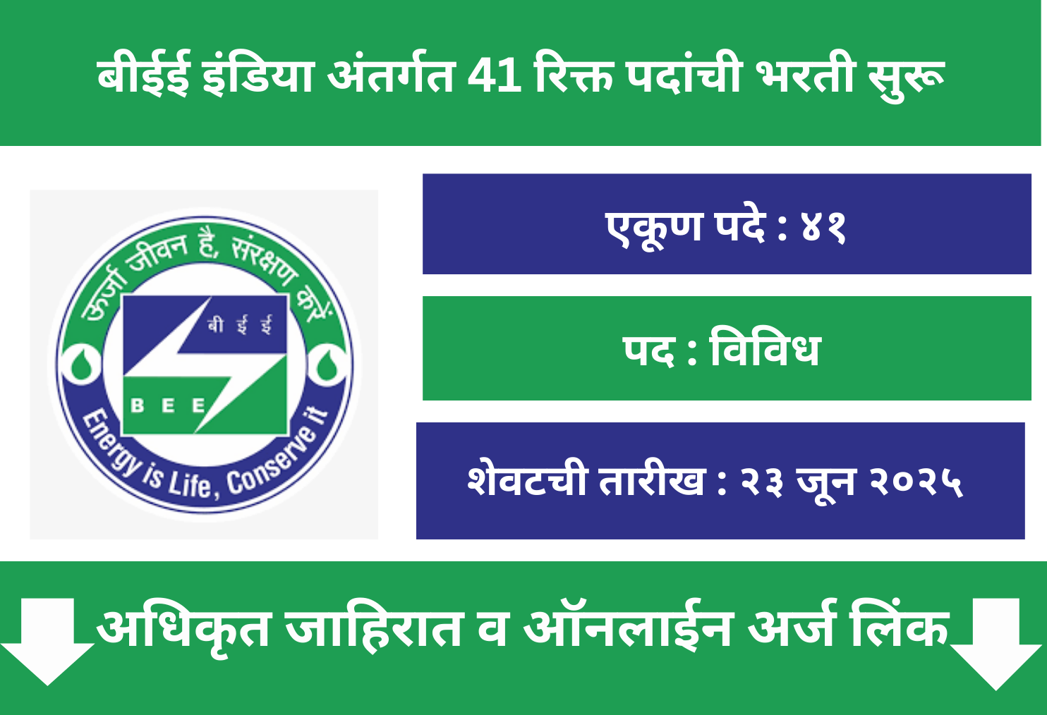 BEE India Recruitment 2025