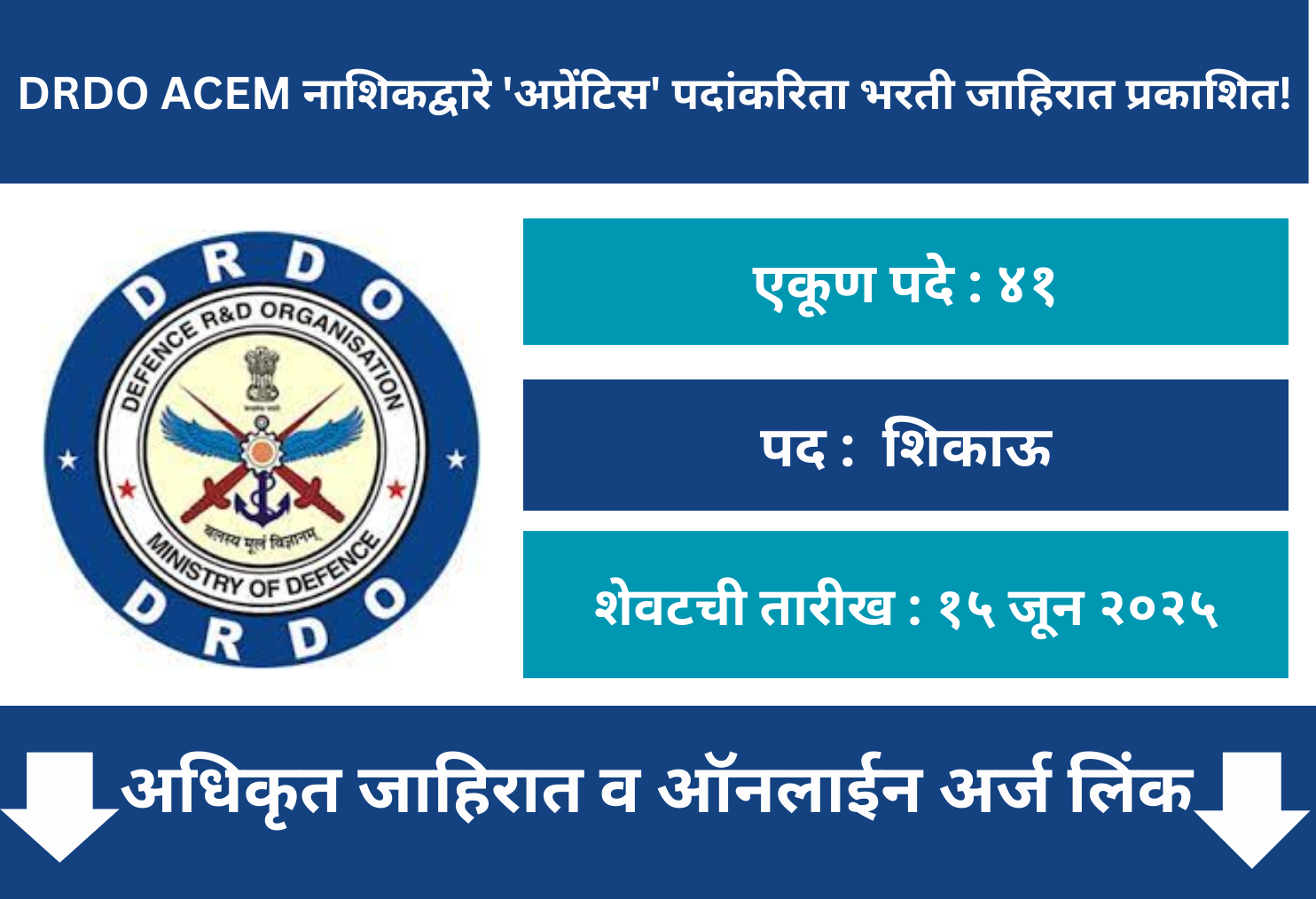 DRDO ACEM Nashik Recruitment 2025