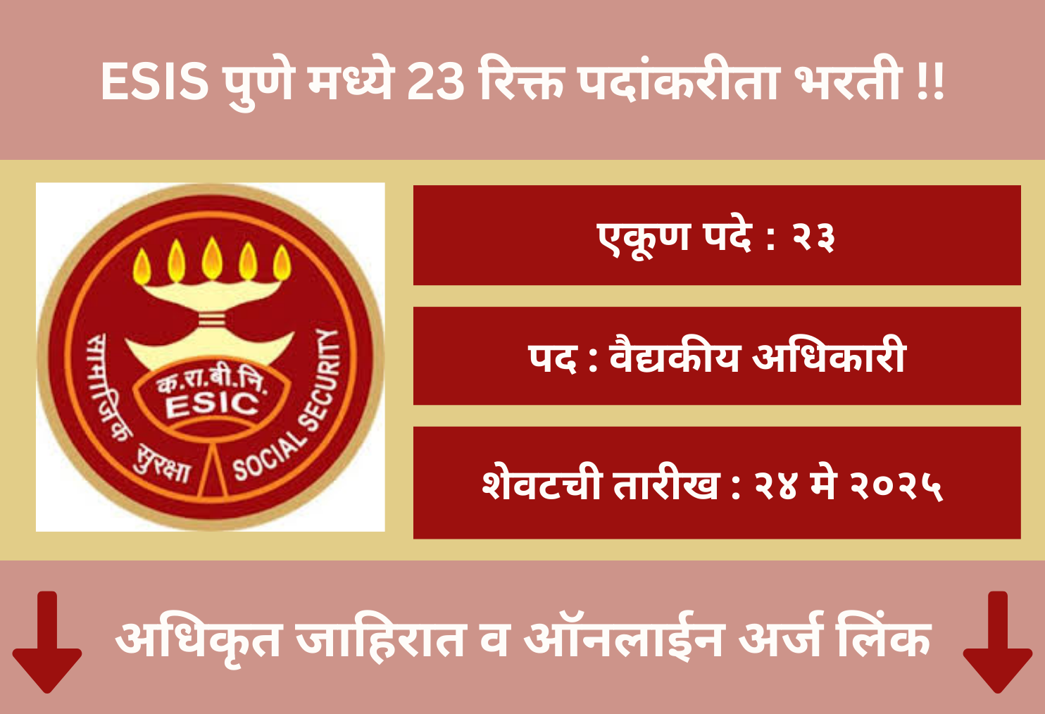 ESIS Pune Recruitment 2025