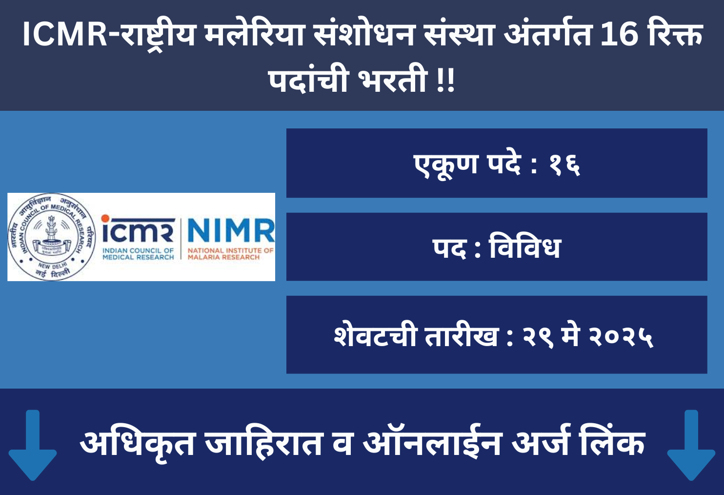 NIMR Bharti 2025
