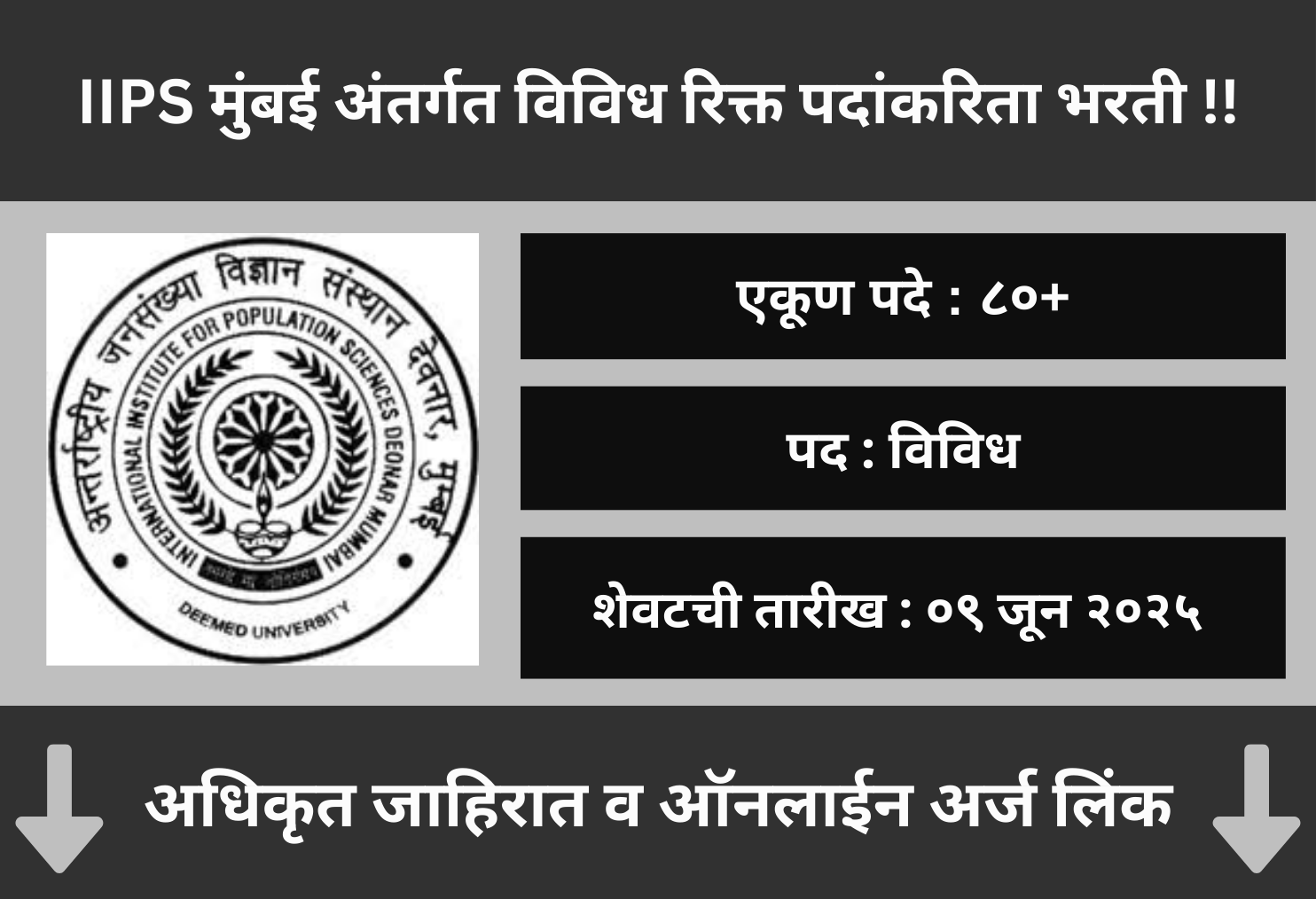 IIPS Mumbai Recruitment 2025
