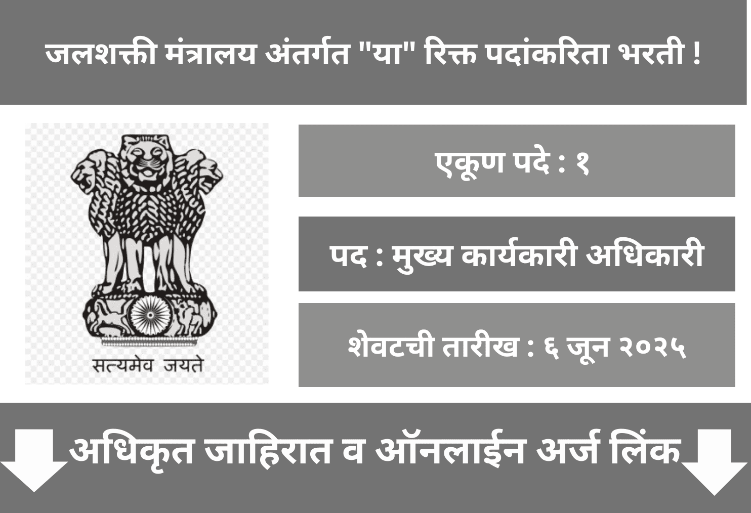 Ministry Of Jal Shakti Recruitment 2025