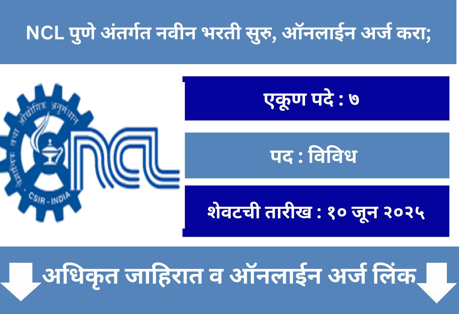 NCL Pune Recruitment 2025