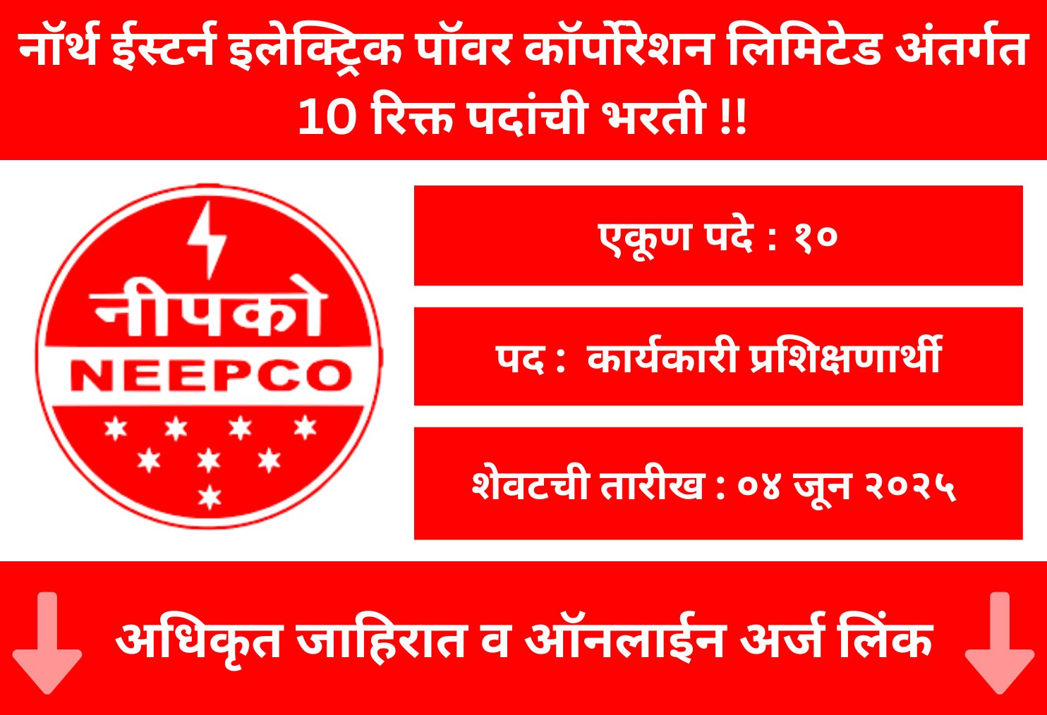  NEEPCO Online Application 2025