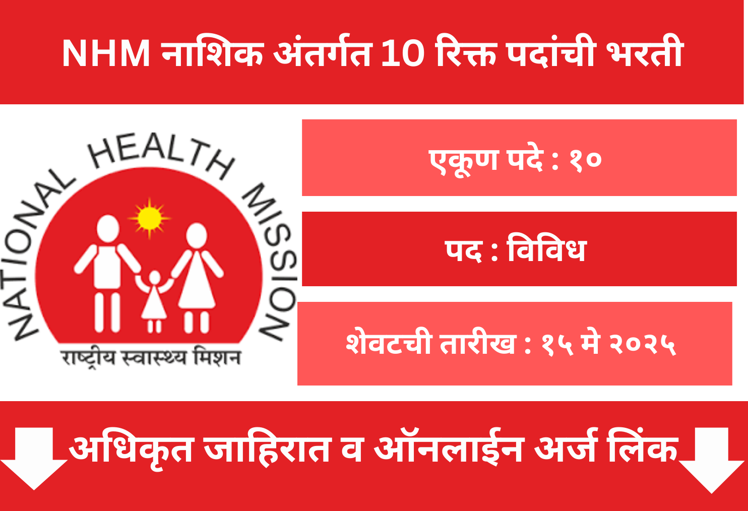 NHM Nashik Recruitment 2025