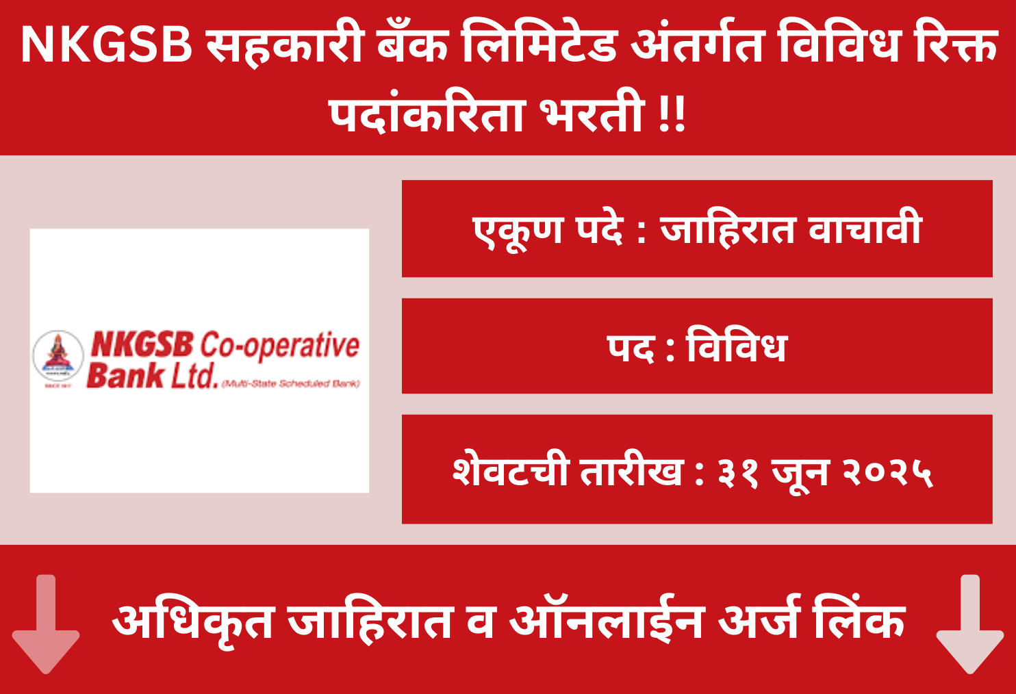 NKGSB Co-op Bank Recruitment 2025