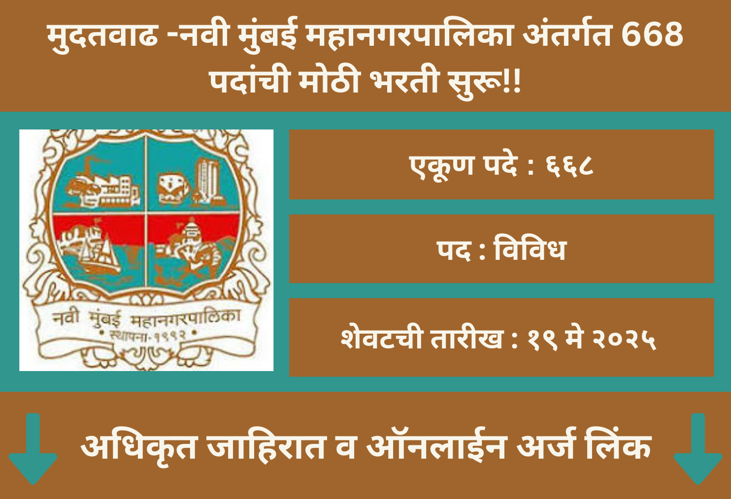 Navi Mumbai Mahanagarpalika Recruitment 2025
