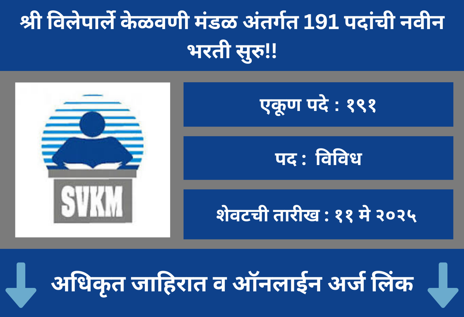 SVKM Recruitment 2025