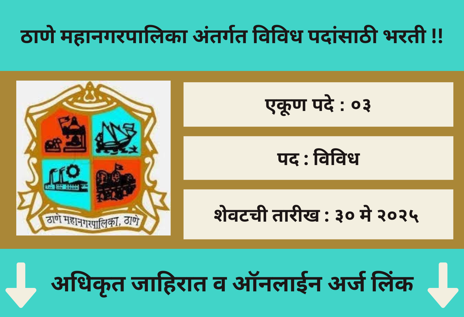 Thane Mahanagarpalika Recruitment 2025