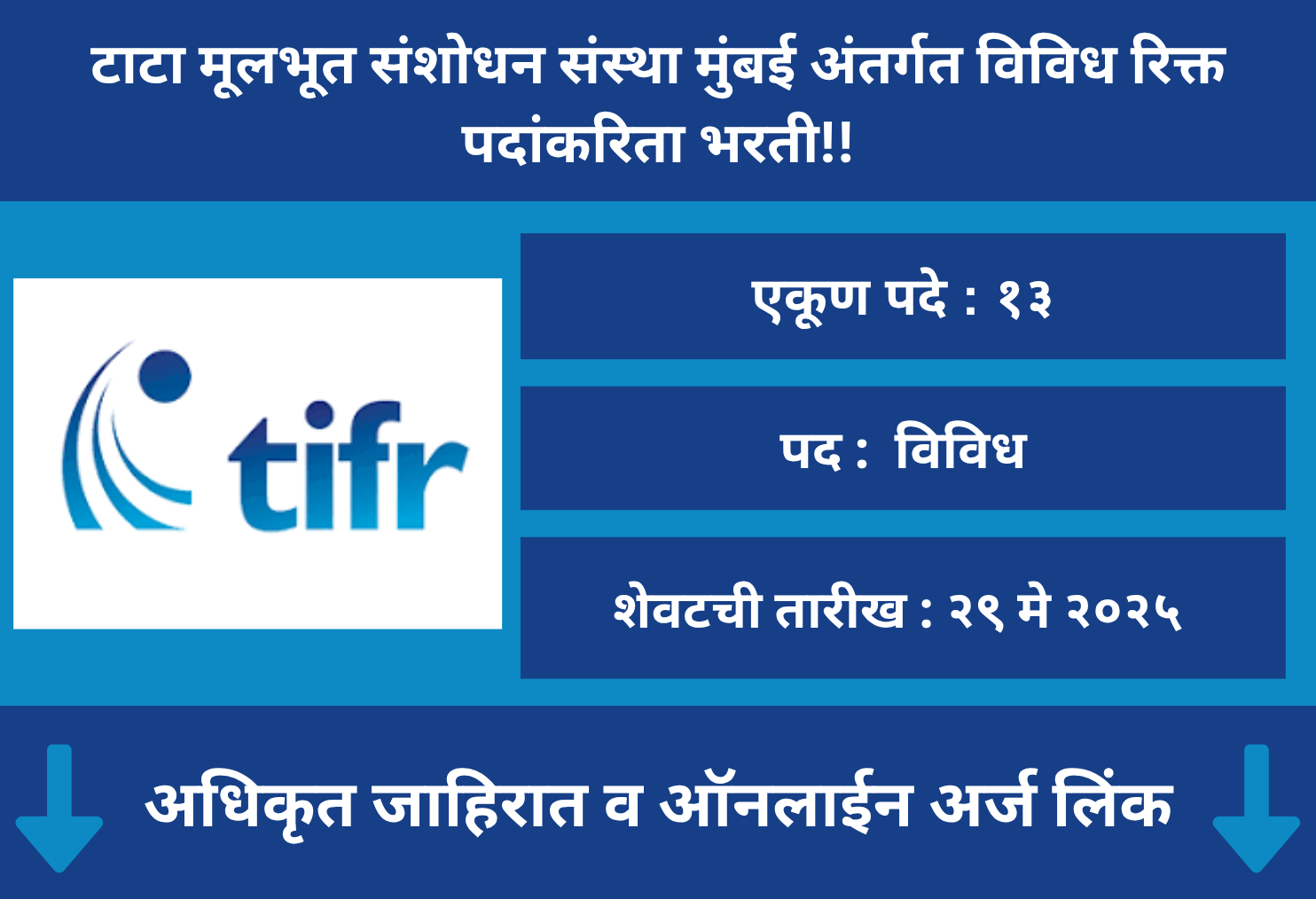 TIFR Mumbai Recruitment 2025