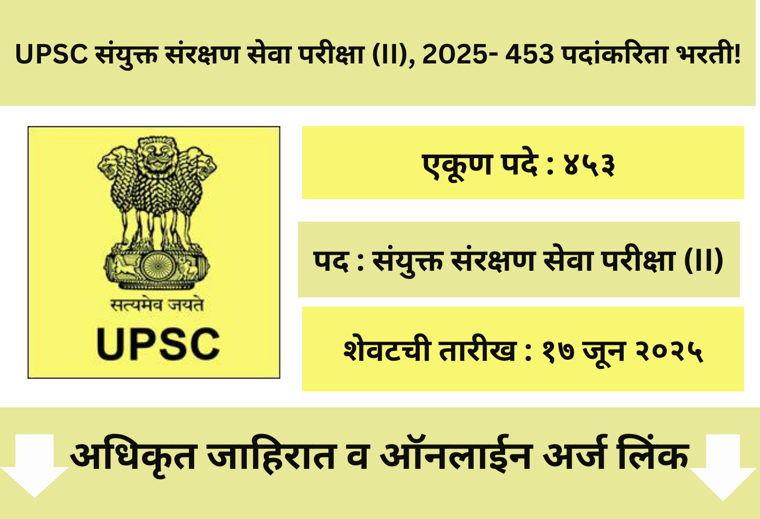 संयुक्त संरक्षण सेवा परीक्षा (II)