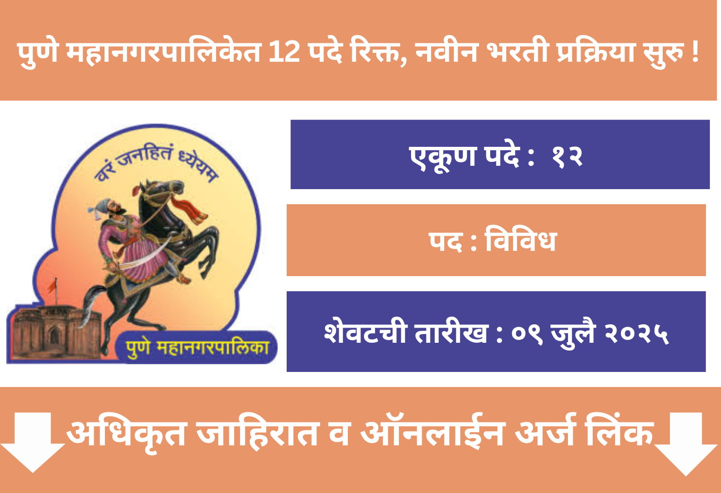 Pune Mahanagarpalika Recruitment 2025