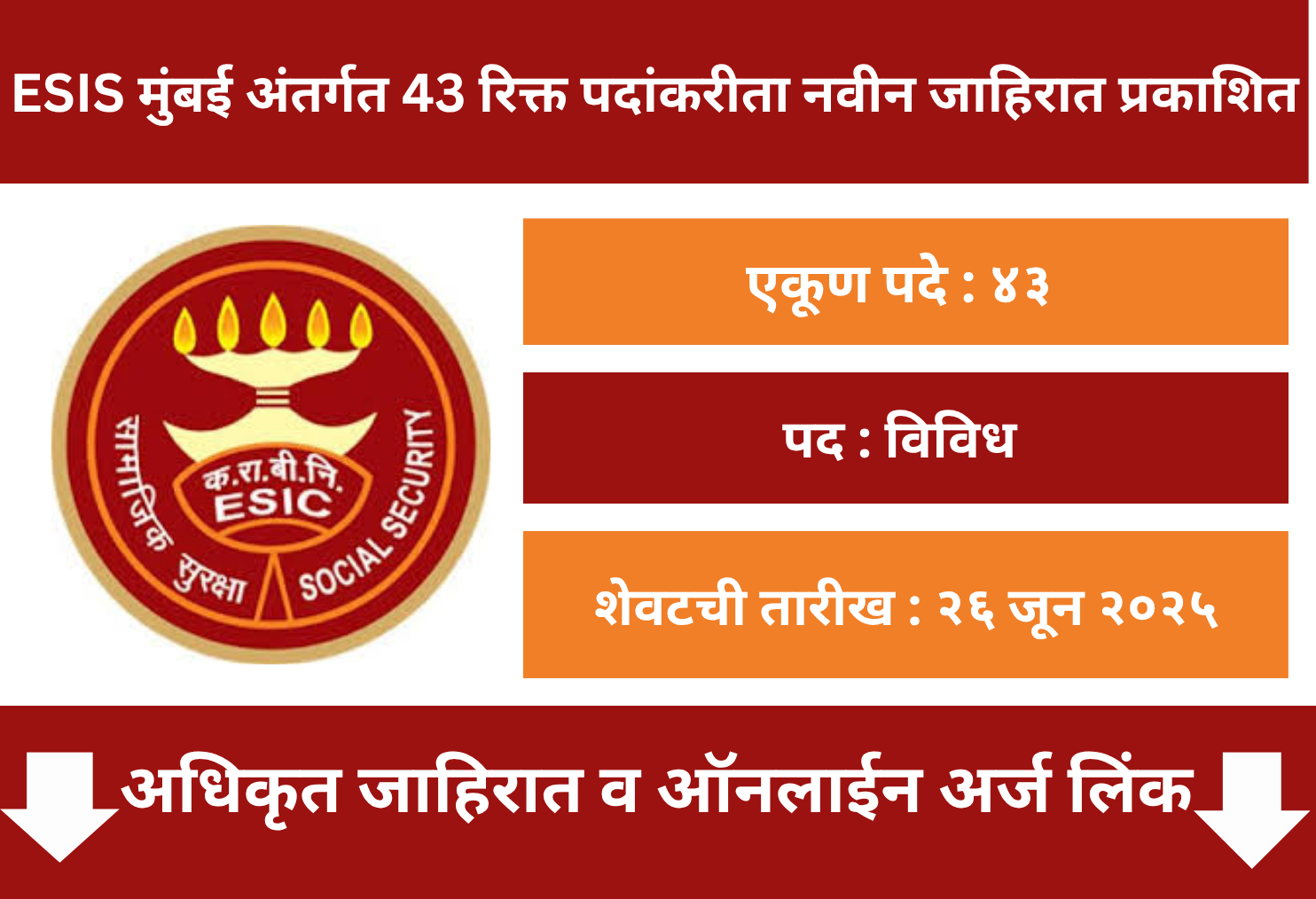 ESIS Mumbai Recruitment 2025