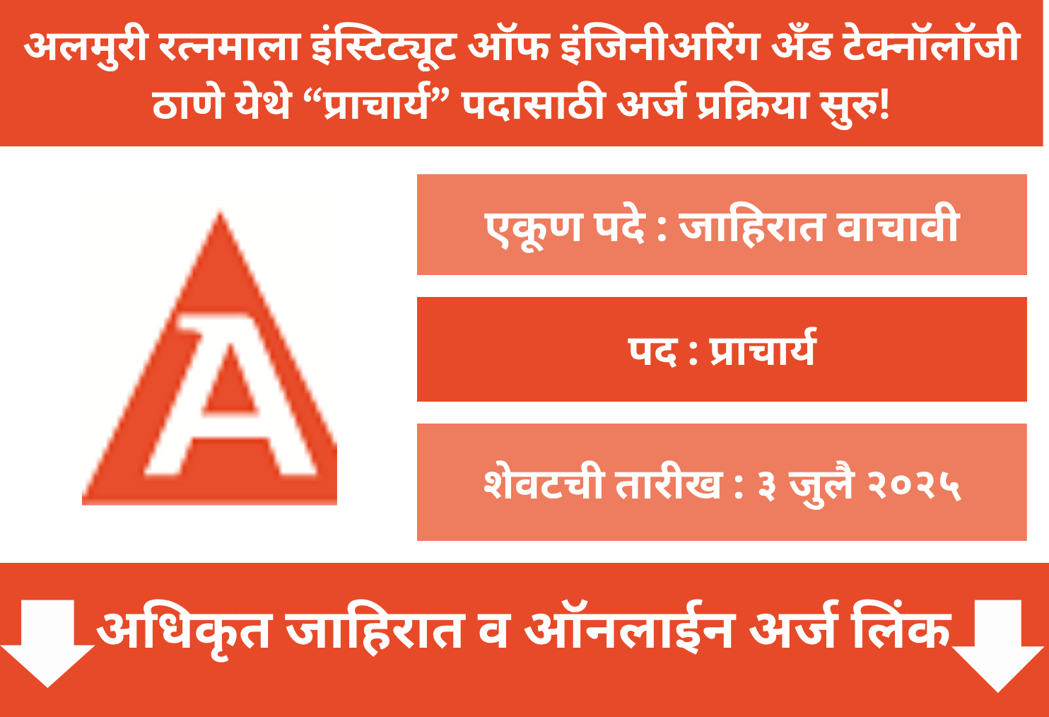 ARMIET Thane Recruitment 2025