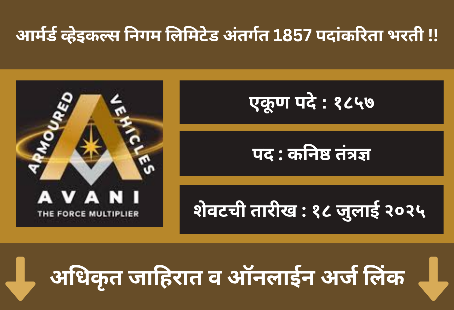 AVNL Recruitment 2025